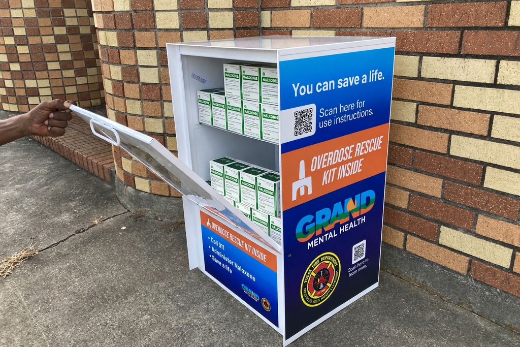 Sample Reduction Boxes Harm Reduction Vending Machine - Naloxone Distribution Box (Custom Gra ...