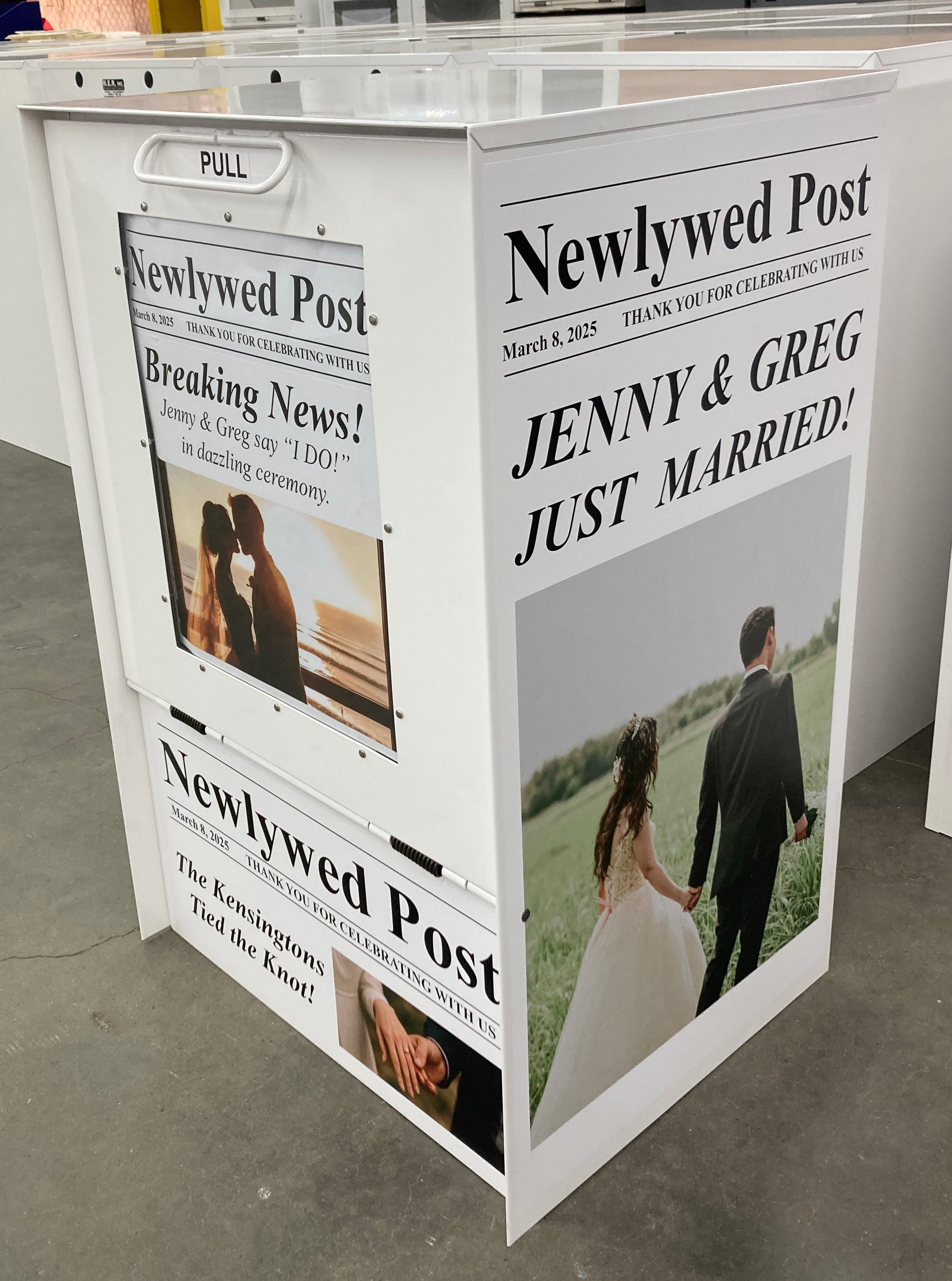 The Wedding Newspaper Box | The PorchBox